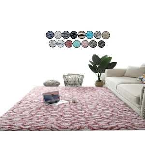 【20点セット】急速出荷豪華なカーペットリビングのためのふわふわ敷物テーブルマットベッド 60x160cm