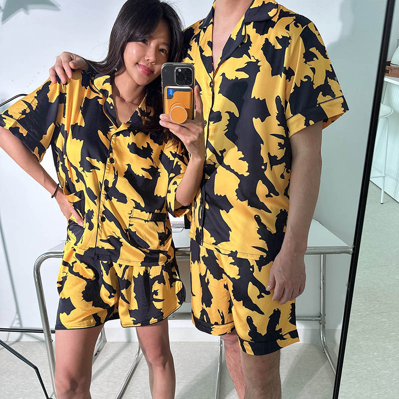 Bae shop 黒虎カップルパジャマセット