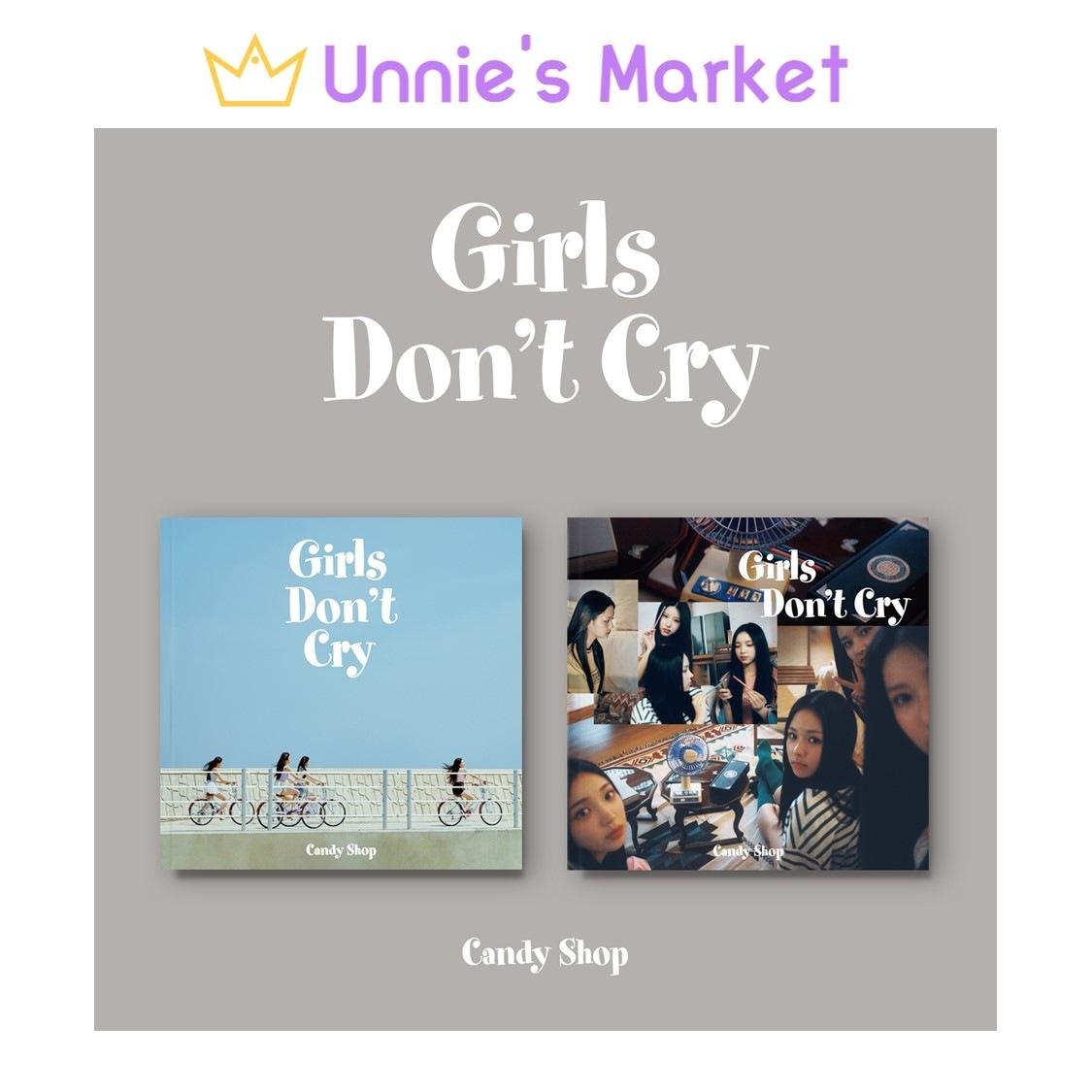[SET] Candy Shop - Girls Dont Cry (Summer ver. / Vacation ver.)