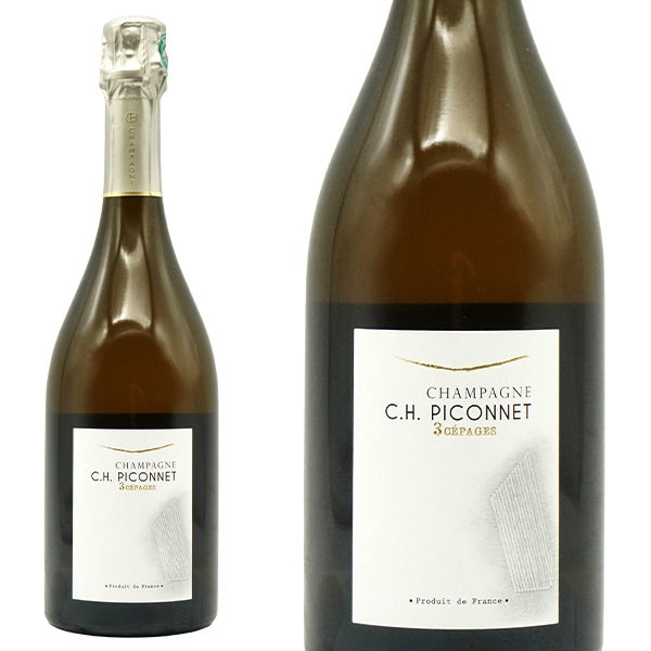 ピコネ シャンパーニュ トロワ セパージュ 3 Cepages ブリュット ナチュール ミレジメ 2021 (クレマン ピコネ家) 4年熟成作品Piconne Champagne 3 Cep