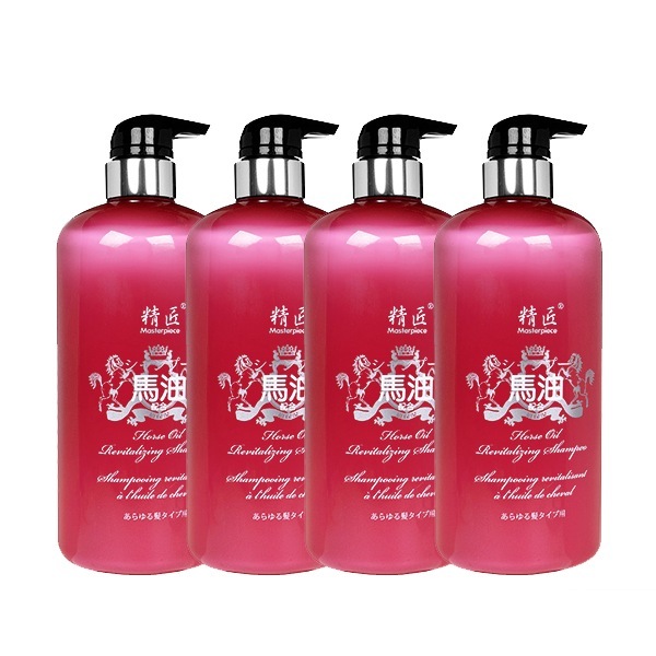 マスターピース 馬油シャンプー 750ml 4本 精匠 Masterpiece 海外発送 ヤマト国際便発送