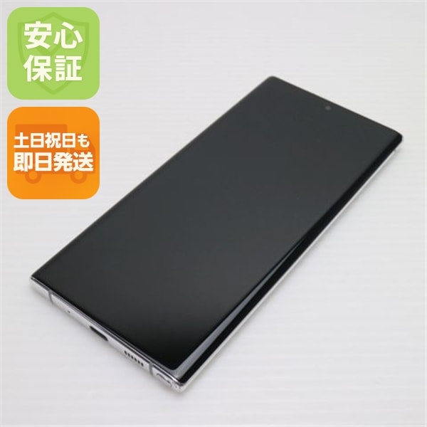 新品同様 SC-01M オーラホワイト スマホ 73