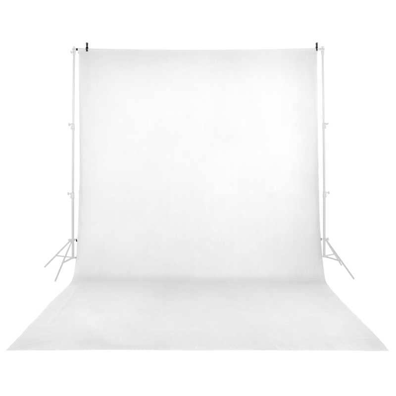 サンテック　背景布L ホワイト 3X6m　S813