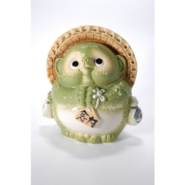 風水たぬき 緑　（小）　学問運