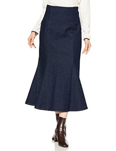 スカート デニムマーメイドスカート レディース 017-2220956 インディゴ S