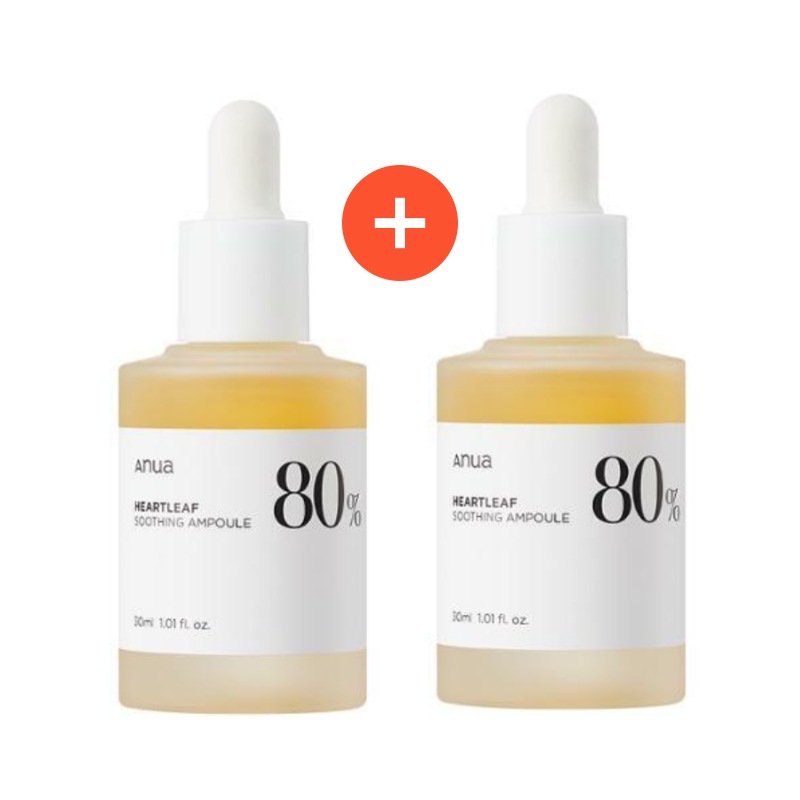 [1+1]ドクダミ80水分鎮静アンプル大容量ニキビ肌 スキンケア美容液 ニキビ跡美容液 敏感肌美容液 ハリニキビケア 美容液ニキビケア メンズニキビ毛穴ケア