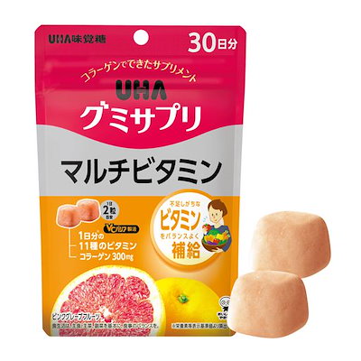 UHA グミサプリ マルチビタミン 30日分 60粒 1日2粒 ピ...のサムネイル