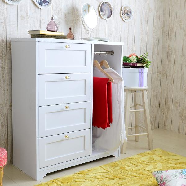 チェスト タンス ローチェスト 木製 たんす 白 洋服タンス おしゃれ 引き出し 収納 リビングチェスト 収納チェスト ハンガーラック レトロ アンティーク