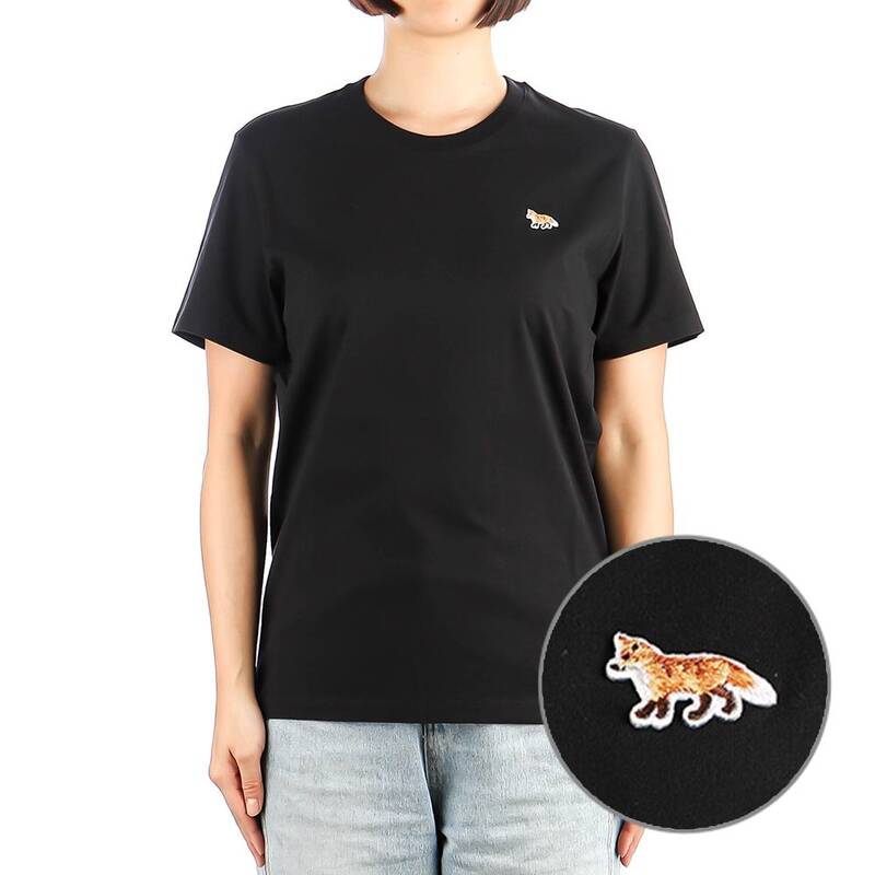 レディース ベイビーフォックス 半袖Tシャツ (MW00110KJ0008 BLACK) 24SS