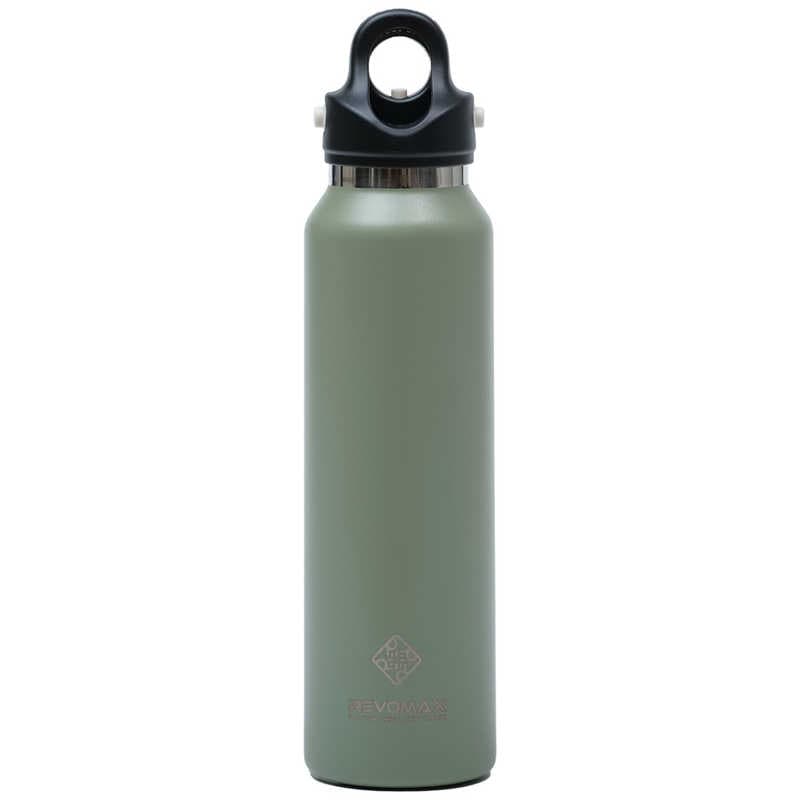 REVOMAX　炭酸対応真空断熱ボトル 16oz [473ml ワンタッチ] オリーブグリーン [炭酸対応]　DWF-16749S-JP-V3