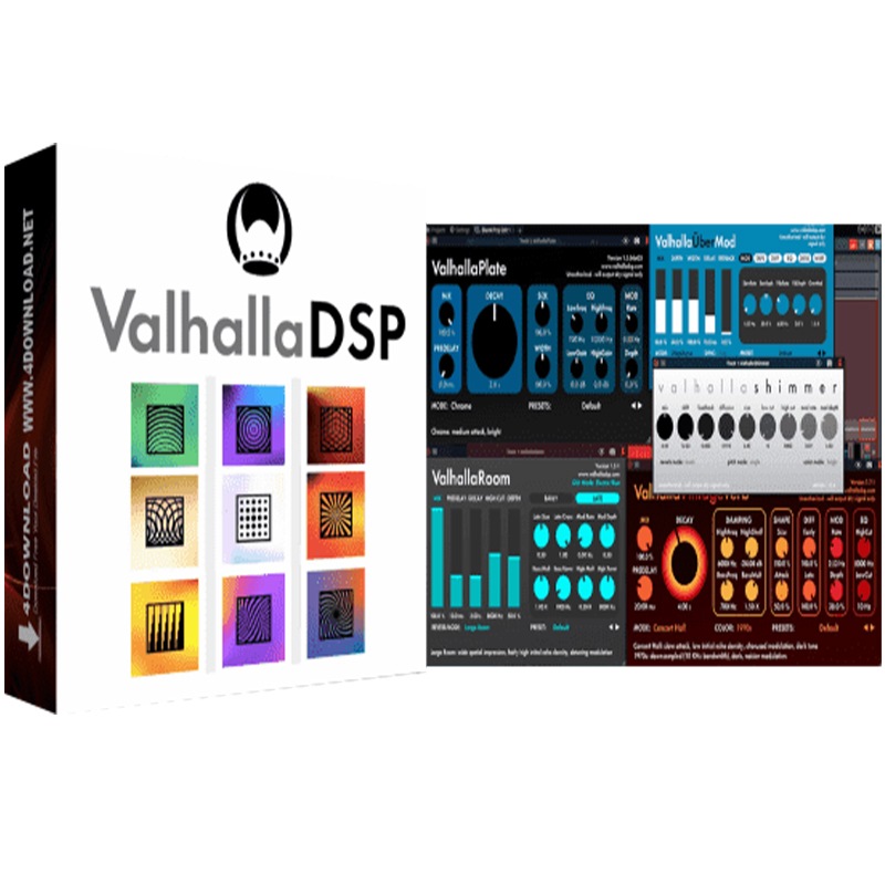Valhalla DSPワハラフルざんきょう遅延ポストミキシングエフェクタプラグインSuper massive Freq Echo Space Modulator Ubermod Shimmer