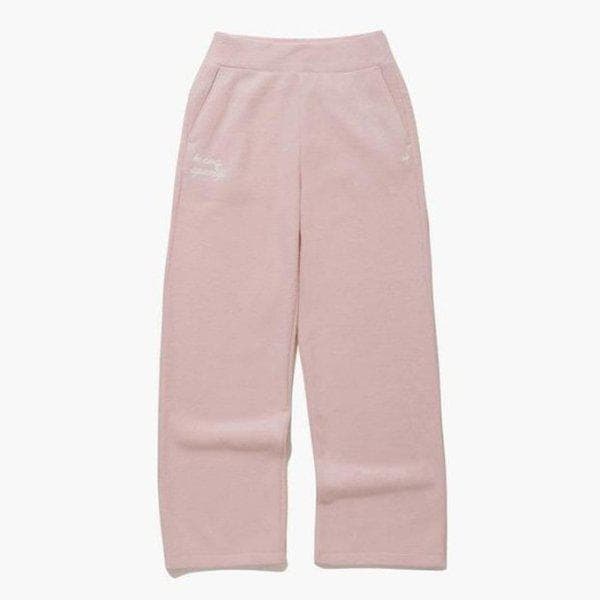 パンツ NQJ QP422OFPO6-SPK 女性 フラッフィーニット ストレート パンツ SOFT PINK