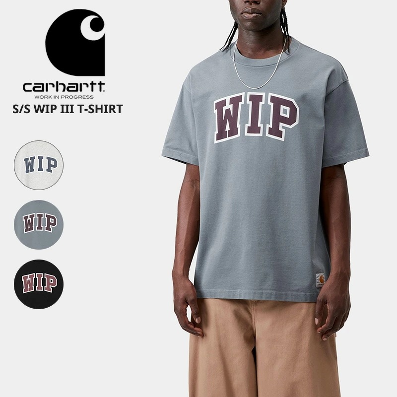 カーハート ダブリューアイピー メンズ 半袖Tシャツ Carhartt WIP ショートスリーブWIP3Tシャツ S/S WIP III T-SHIRT カットソー トップス Tシャツ I0361