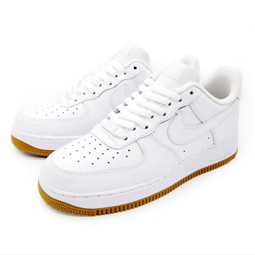 AIR FORCE 1 07 WHITE/WHITE-GUM LIGHT BROWN メンズ