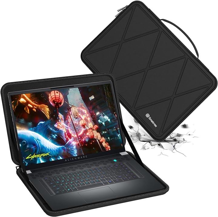 ハードEVA保護スリーブケース 17.3インチ Dell Alienware x17( Black-For DELL 17.3インチ, For DELL 17.3インチ（M131）)