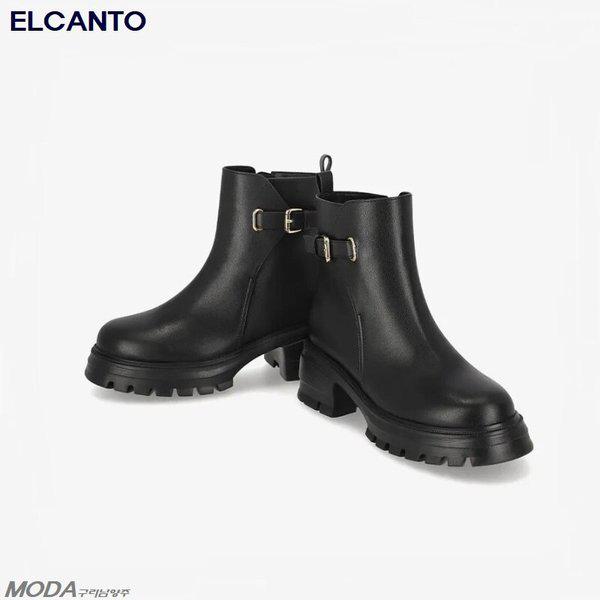 軽量クッション起毛チャンキー女性用 ワークブーツ 1XWA71XZ_GN