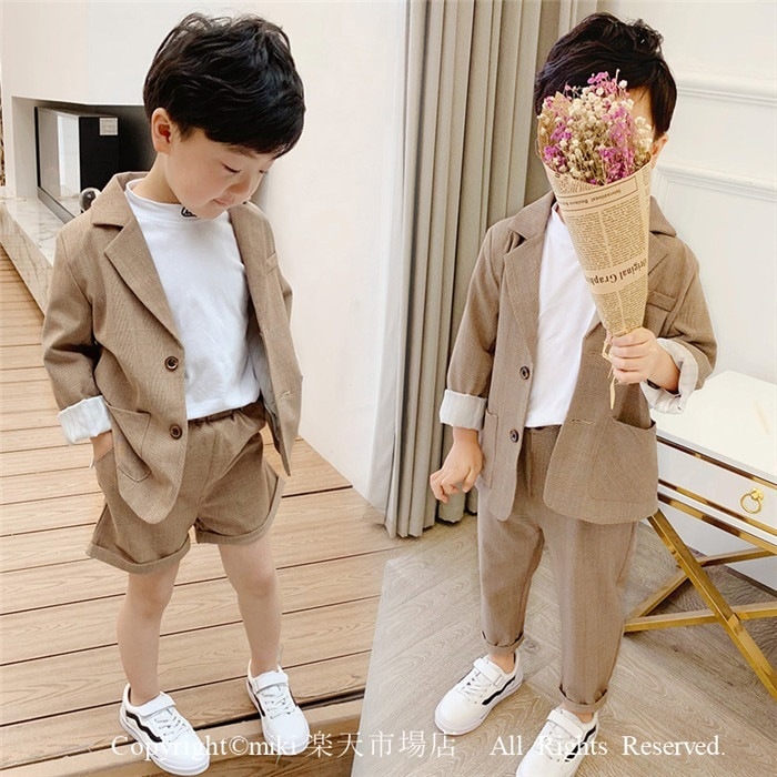 【新品プロモ-ション】春 秋 夏 フォーマル 男子 キッズ 子供 2点セット上下セット ジャケット ジュニア 入学式 入園式 卒業式 七五三 結婚式 発表会 誕 お食い初め 結婚式 お宮参り記念日