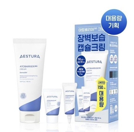 【150ml大容量特別企画】アトバリア365クリーム +10ml+セラ-ヒアルアンプル7ml 保湿＆鎮静ケア 8,176円