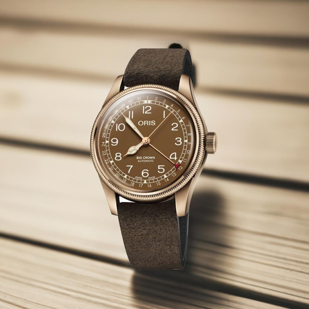 オリスビッククラウンポインターデイト ブロンズ メンズ ウォッチ メンズ腕時計 754 7741 3166-07 5 20 74BR 自動巻 ギフト 国内正規3年保証 204,050円