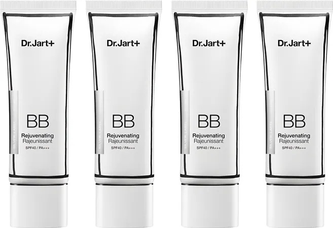 BBクリーム SPF40 PA+++ 50ml ライト 4個セット トーンアップベース メイク下地 カバー力 ナチュラル仕上げ 韓国コスメ 大容量