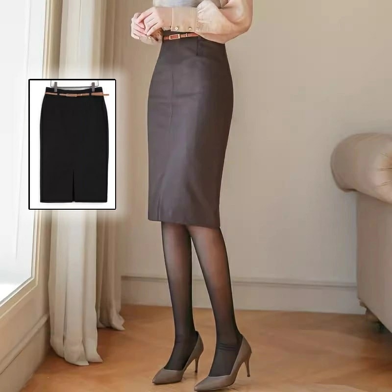 【2枚購入で100円OFF】タイトスカート 裏地付き スカート ひざ丈 レディース スカートミディアム丈 ハイウエスト 通勤 オフィス フォーマル ビジネス 就活 大きいサイズ 膝丈 普段着 春秋物