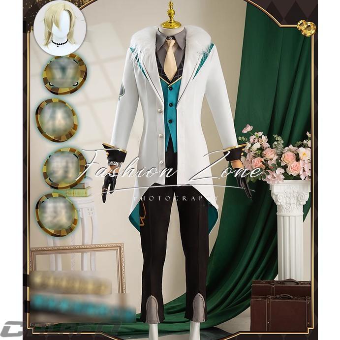 崩壊：スターレイル 風 アベンチュリン/Aventurine 崩鉄ライブ コスプレ衣装 ウィッグ cosplay ハロウィン 演出服 変装