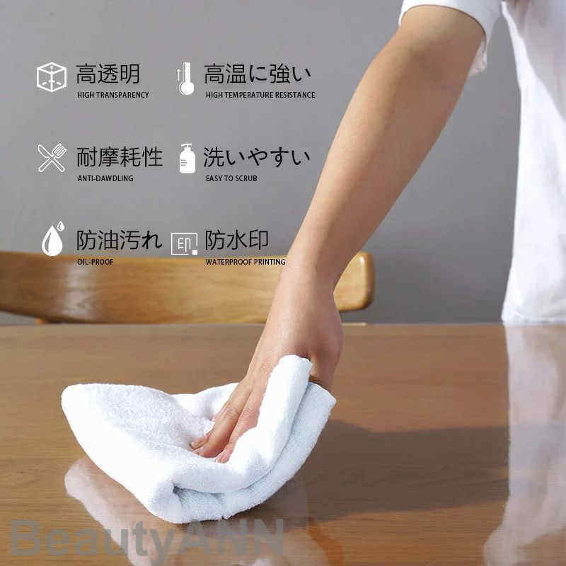 【期間特典】テーブルクロス 厚さ1.5mm 2mm 角型 オーダーでき 透明 撥水加工 おしゃれ テーブルマット クリア ビニール PVC 食卓デスクマット 防水 撥油 耐熱 汚れ防止 傷防止 家庭