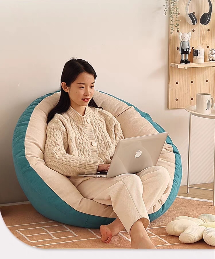 ダメになるフィットクッションソファ 3way しずく型 座椅子 イス いす リラックス フロア ビッグ 北欧 おしゃれ 一人暮らし 新生活