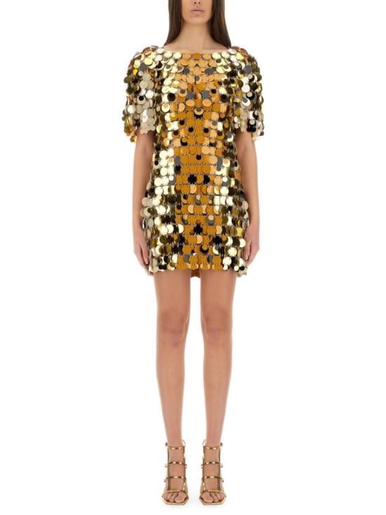 PACO RABANNE Women Dresses 25PIRO061PS0133 V190 Gold