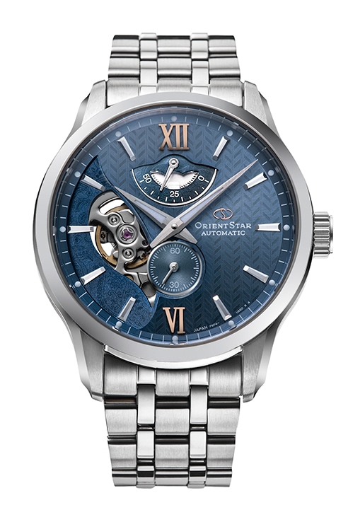 オリエント 【国内正規品】オリエントスター　コンテンポラリー レイヤードスケルトン 自動巻き（手巻きつき）　メンズタイプ RK-AV0B08L