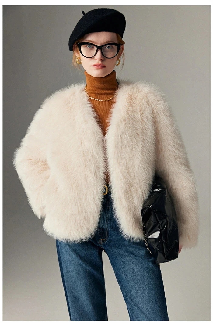 ファーコート レディース ファージャケット レディース アウター 秋冬 冬 秋 ファー 毛皮コート 厚手 防寒 暖かい 大きいサイズ 体型カバー おしゃれ かわいい カジュアル フ