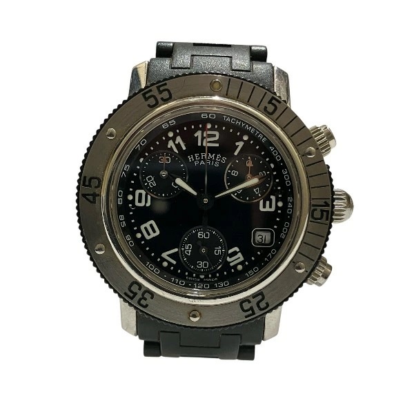 エルメス クリッパー ダイバー CL2/315 クォーツ 時計 腕時計 【中古】