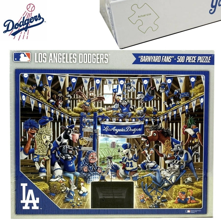 ロサンゼルス ドジャース公式 グッズLAドジャース ジグソーパズル 500ピースMLB BARNYARD FANS 500PIECEインテリア 雑貨 LA DODGER 5,571円