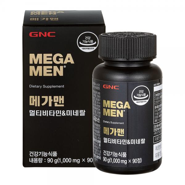 GNC メガマン マルチビタミンアンドミネラル 90g GNC 메가맨 멀티비타민 앤 미네랄 90g