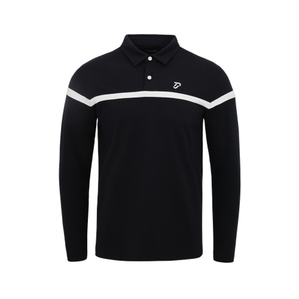 IAN POULTER DESIGN [IJP DESIGN] Ian Poulter Design メンズコートまたは起毛カラー T シャツ-IPM4FTS911 BK