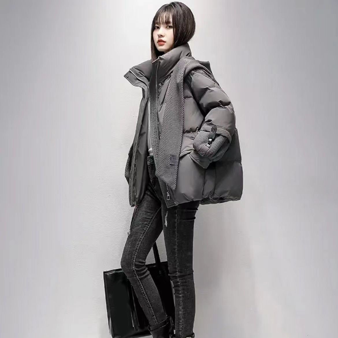 冬新しい 綿入れ 防寒 中綿コート レディース ショート丈 ジャケット トップス 厚手 保温 フード付きアウター