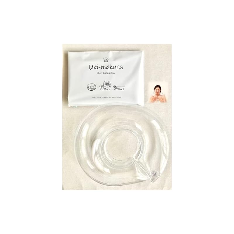 Uki-makura 肩まで浸かれるバスピロー 頭が浮くお風呂まくら リラックス マインドフルネスにも