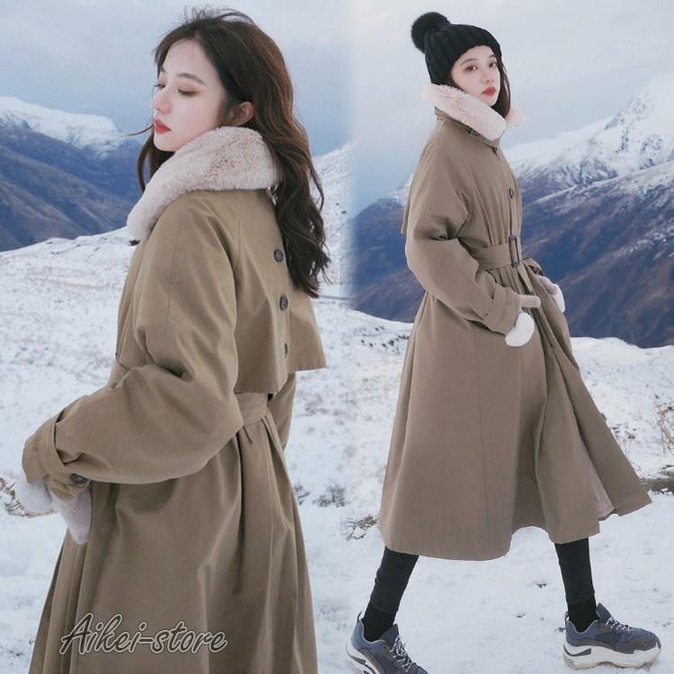 ラシャコート 中綿コート ジャケット レデイース 冬着 秋冬 40代 厚手 モコモコ 暖かい スプリング 韓国風 きれいめ 長袖 ロング丈コート カジュアルウエア