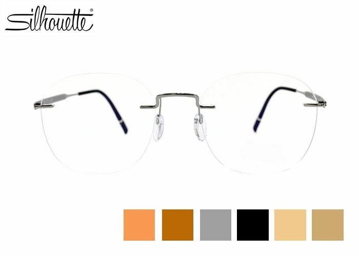 シルエット Silhouette 5586 the visionary ツーポイント オーストリア製 超軽量 チタン ハイテクチタン 縁 フチ なしメガネ めがね 眼鏡