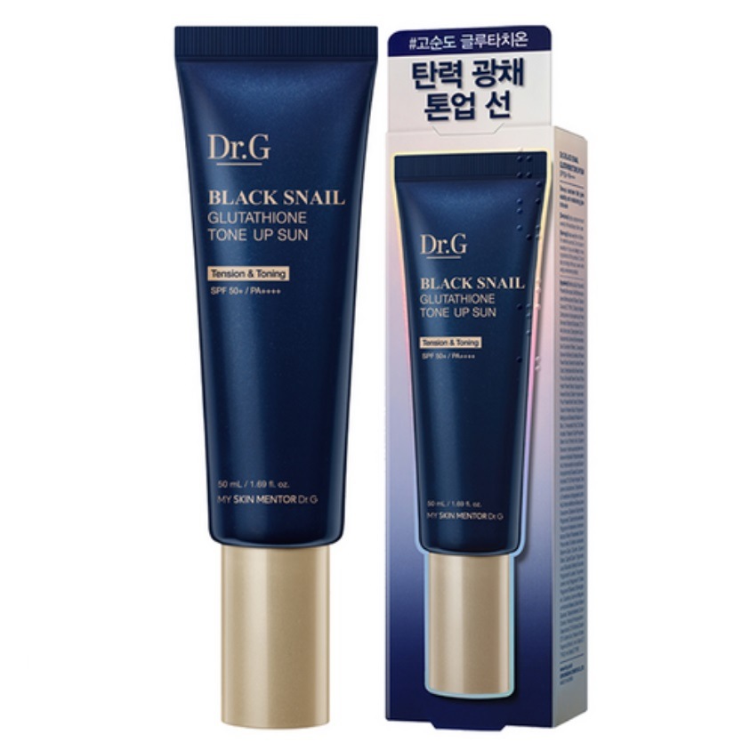 ブラック スネイル グルタチオン トーンアップサン SPF50+ PA++++, 50ml*1ea (日焼け止めトーンアップ/機能性日焼け止め/水分輝き/水分供給/サンセラム)