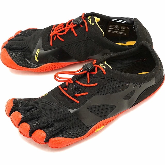 メンズ ジム フィットネス カジュアル向け 5本指シューズ KSO EVO ベアフット Black/Red 靴 [18M0701] 正規取扱店