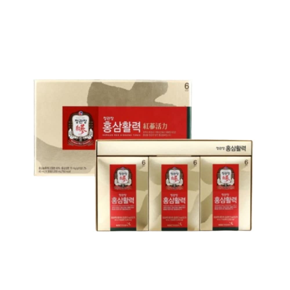 高麗人参 活力ドリンク 40ml x 30本 健康サポート 滋養強壮 疲労回復