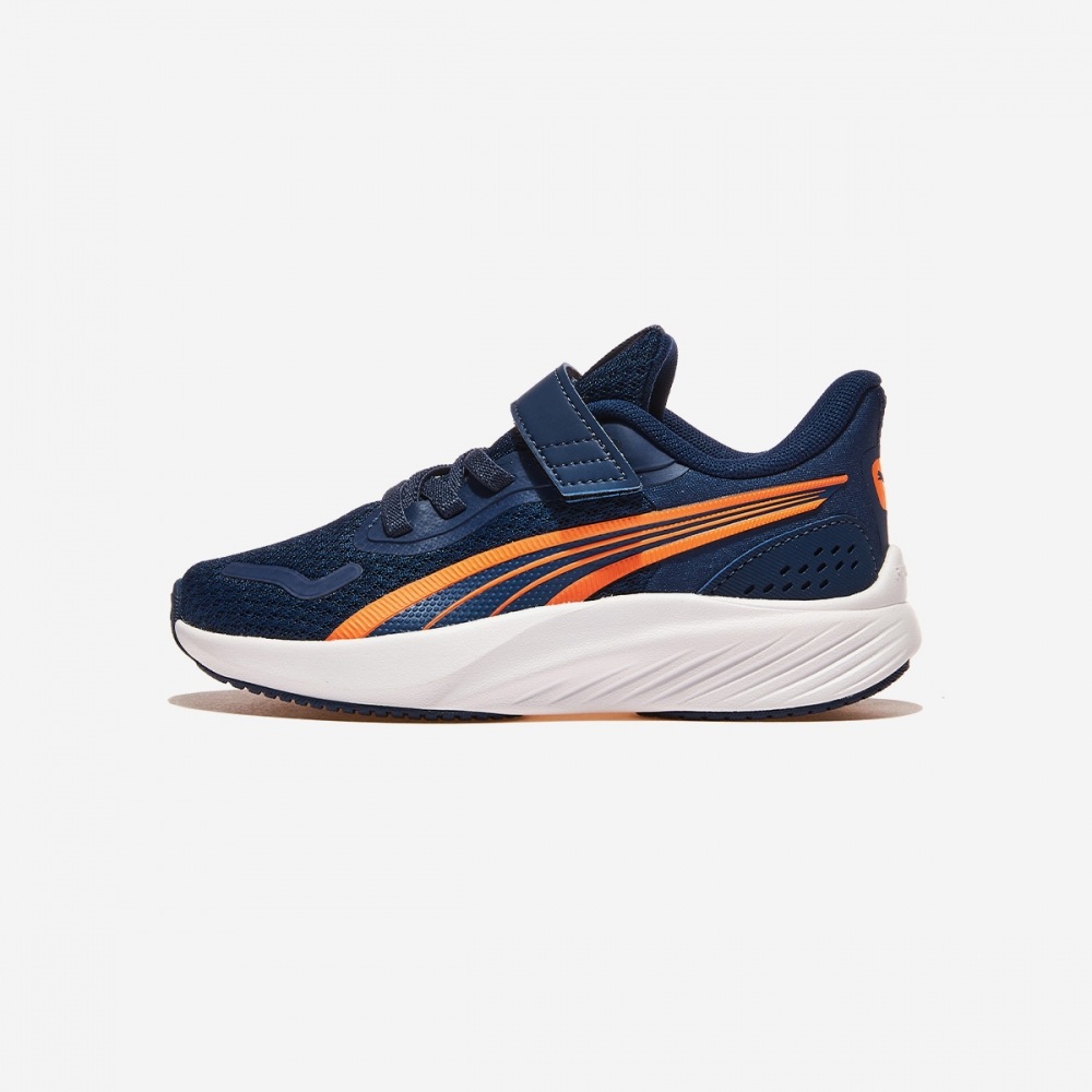 プーマ フォンス ライト AC プリスクール PKI31165007-Persian Blue-Orange Glo-PUMA White
