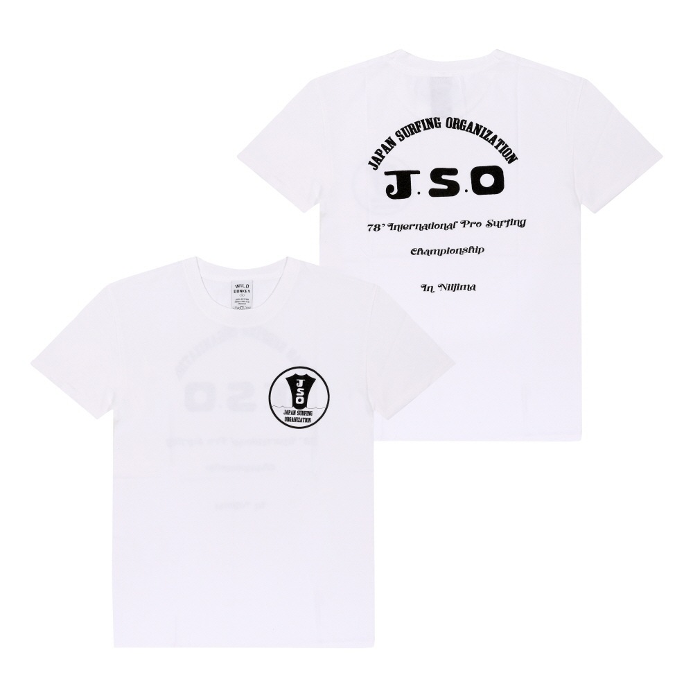 ワイルドドンキー 半袖Tシャツ T-JSO WHITE