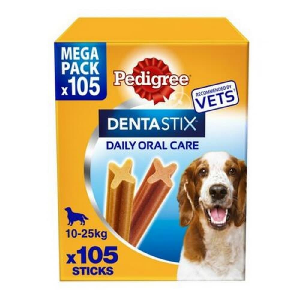(英国より直送) Pedigree Dentastix 犬用デンタルトリート (105 個パック)