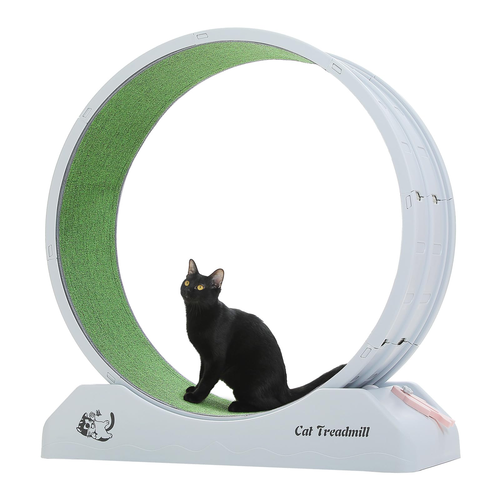PAWZ Road [在庫一掃] キャットホイール 猫 大型 静音 セイオン ネコ ランニングホイール ルームランナー 車 回し車 回転ホイール おもちゃ オモチャ 猫運動不足解消 - 直径80cm