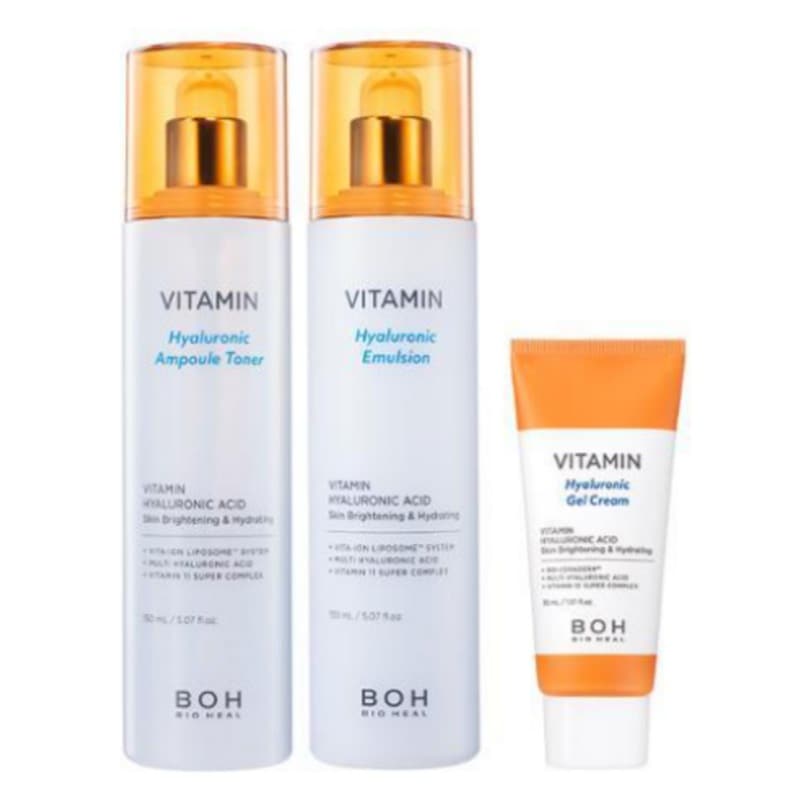 ビタミンヒアルロニックアンプルトナー+エマルジョン+(ジェルクリーム30ml追加贈呈)/韓国化粧品