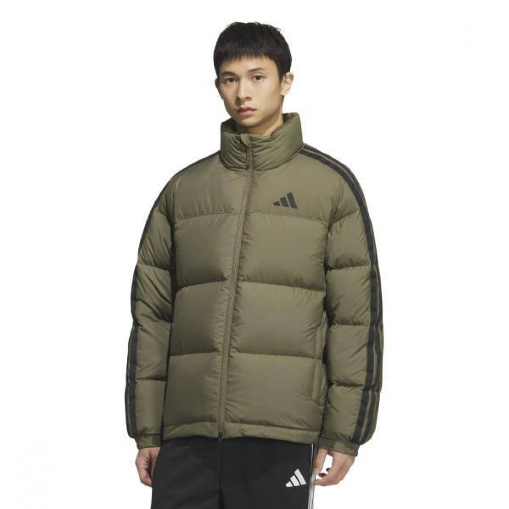 アディダス クライマウォーム 3ストライプ ルーズフィット ダウンジャケット 男女兼用