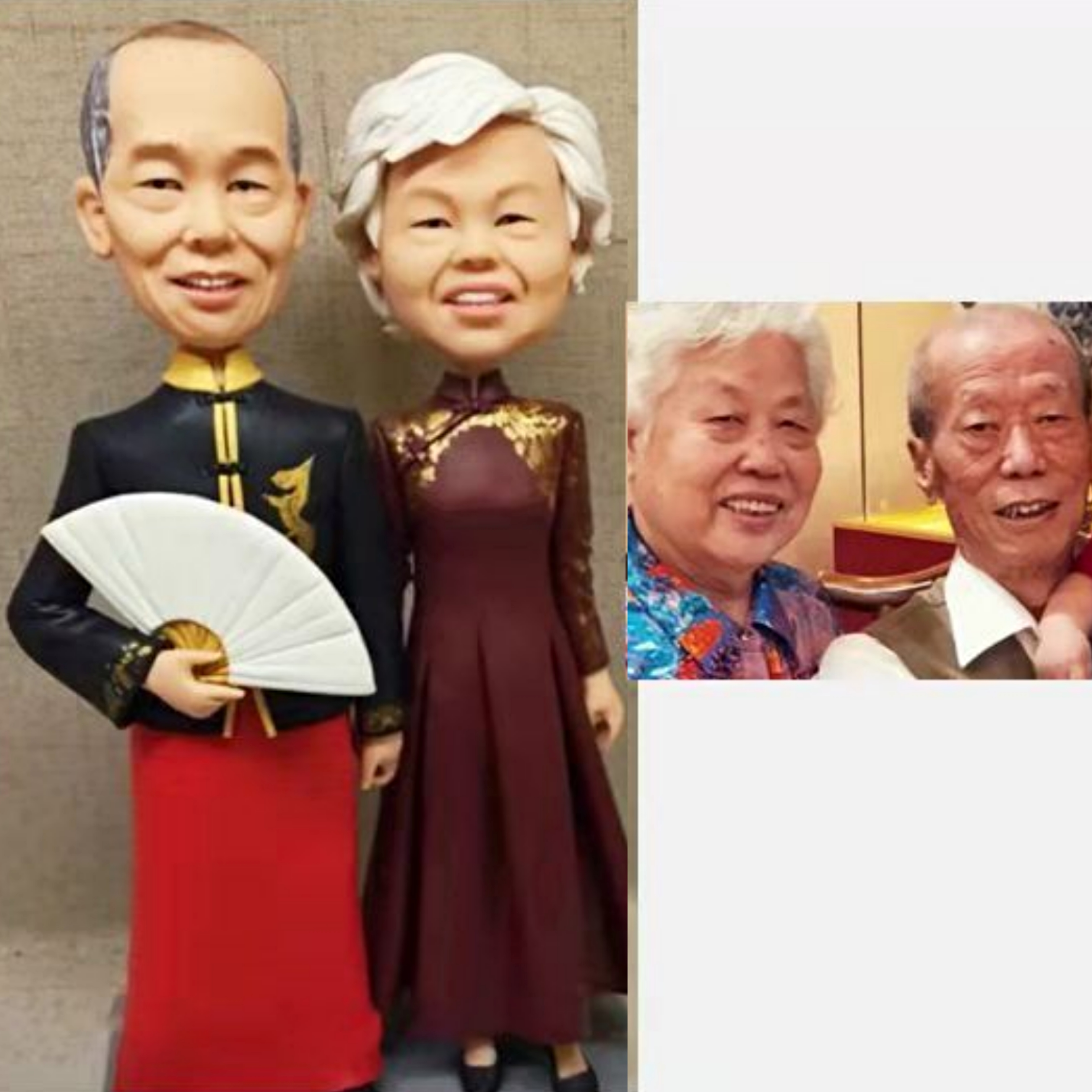 【オーダーメイド】3D肖像画 似顔絵 人形 フィギュア 結婚祝い 周年記念日 カップル 彼氏 彼女 夫婦 両親 贈呈品 記念品