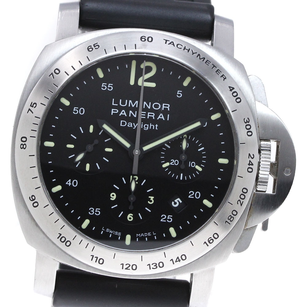 パネライ PANERAI PAM00250 ルミノール デイライト クロノグラフ 自動巻き メンズ 箱・保証書付き_846690【中古】